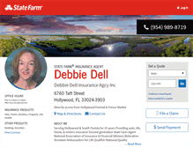 Tablet Screenshot of debbiedell.com